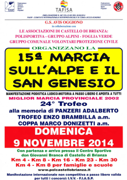 Volantino - Polisportiva Castello di Brianza