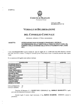 copia comune di marnate - Ministero delle Finanze