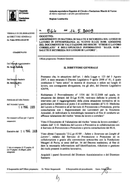 n. del - Ospedale di Circolo e Fondazione Macchi
