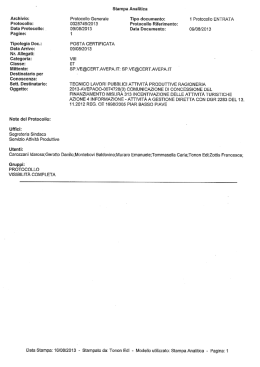 nota prot. 74728 del 09.08.2013 - PIA