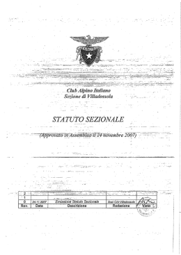 stat utq..sezt onale - Club Alpino Italiano