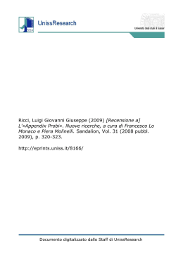 [Recensione a] L`&laquo;Appendix Probi&raquo;. Nuove