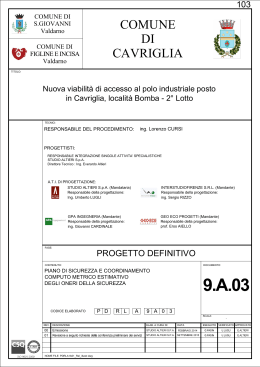 comune di cavriglia - Comune di Figline e Incisa Valdarno