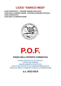 liceo &ldquo;enrico medi&rdquo; - Istituto Paritario "Enrico Medi"
