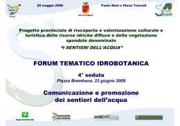 Materiali e strumenti di comunicazione e promozione