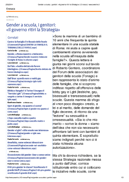 Cronaca - Progetto Famiglia