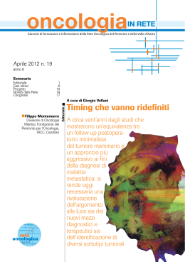 n. 19 aprile 2012 - Rete Oncologica Piemonte