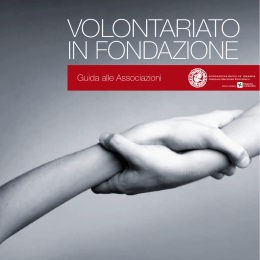 volontariato in fondazione - Fondazione IRCCS Ca` Granda