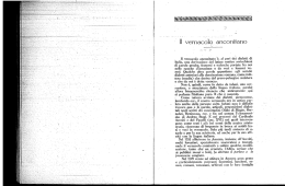 Vernacolo anconitano - La Memoria dei Luoghi