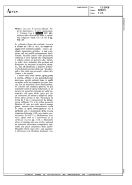 aevum - Casa Editrice Leo S. Olschki
