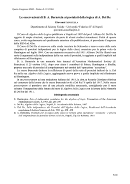 Sunti - Societ&agrave; Italiana di Storia delle Matematiche