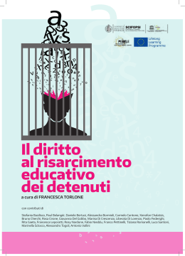 Il diritto al risarcimento educativo dei detenuti