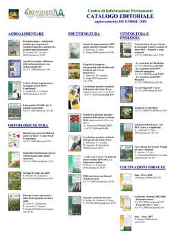 catalogo editoriale - Veneto Agricoltura