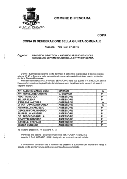 x - Comune di Pescara