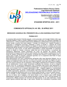 delegazione provinciale di prato - Figc
