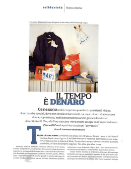 il tempo - Banca del Tempo