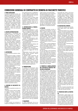 condizioni generali di contratto
