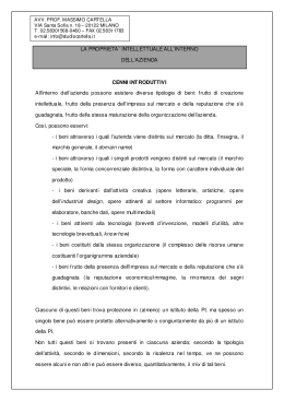 Relazione Prof. M. Cartella - Studio Legale Cartella