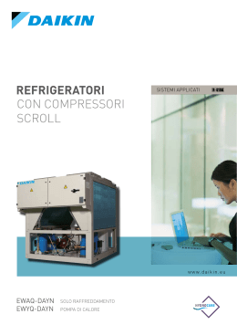 refrigeratori con compressori scroll