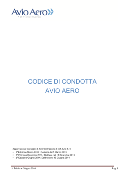 Codice di Condotta_Avio Aero