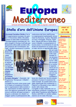 bollettino Europa & Mediterraneo 45-08