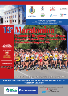 volantino - fidal pordenone