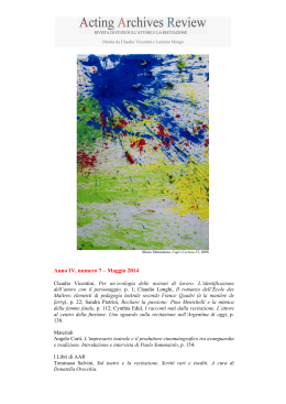 Scarica Intero Numero - Acting Archives