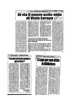 Al via i_l_n_unvo asilo-noir! - Rassegna Stampa