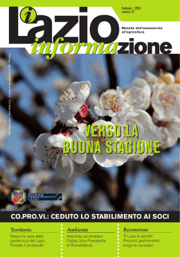 Lazio Informazione n. 31 - Agricoltura