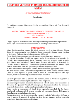 15 venerdi` in onore del s. cuore