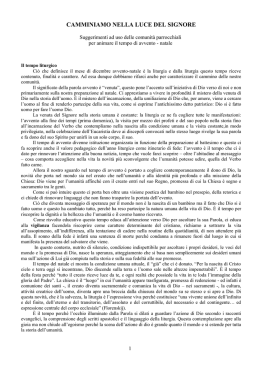 Sussidio di Avvento natale 2007