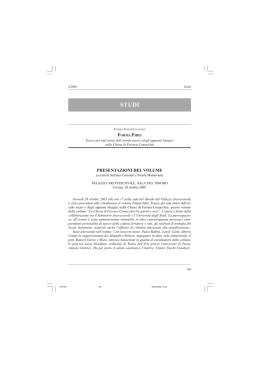 studi - Seminario di Ferrara