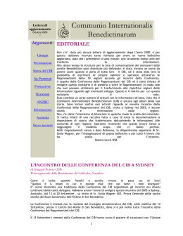 Newsletter Vol 1 Numero 1 - Communio Internationalis