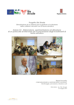 Workshop Regionale Umbria
