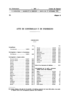 All. B - Legislature precedenti