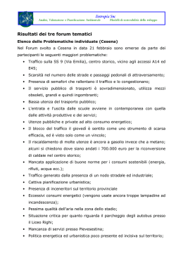 Risultati del Forum svoltosi a Cesena (pdf 127 KB)