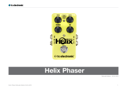 Helix Phaser - TC Electronic