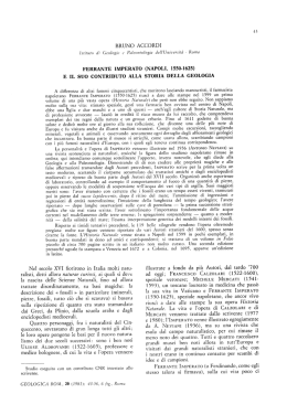 ACCORDI B. - Ferrante Imperato (Napo1i, 1550