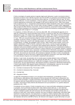 Scarica file PDF Archivio - Istituto Storico della Resistenza e dell`Et&agrave;