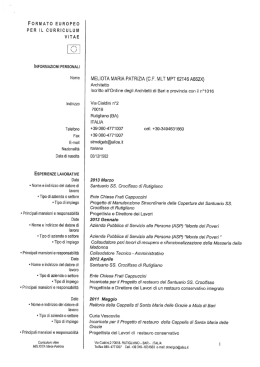 Curriculum - Comune di Noic&agrave;ttaro