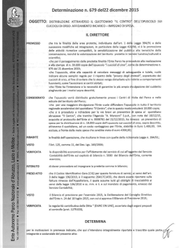 Scarica il documento - Parco Nazionale d`Abruzzo Lazio e Molise