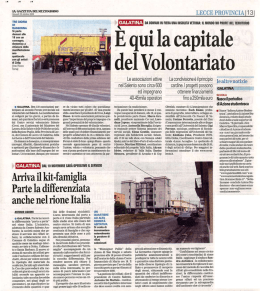 La Gazzetta del Mezzogiorno 23.10.2008
