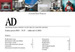 Listino prezzi 2013 &middot; n. 17 &middot; valido dal 1.1.2013