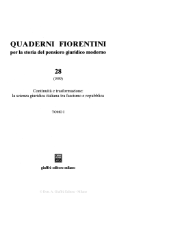 Volume completo - Centro Studi per la Storia del Pensiero Giuridico