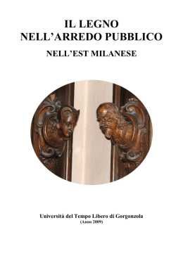il legno nell`arredo pubblico