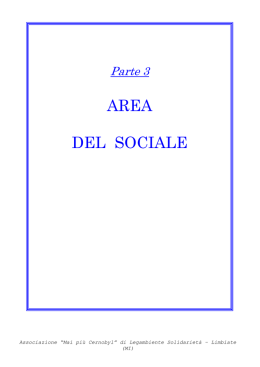 area del sociale