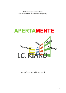 Secondaria di primo grado - Istituto Comprensivo di Riano