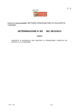DE/2013/901 - Provincia di Cremona