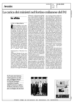La carica dei ministri nel fortino milanese del Pd