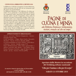Depliant della mostra
